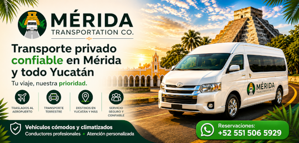 Transporte privado en Mérida y Yucatán